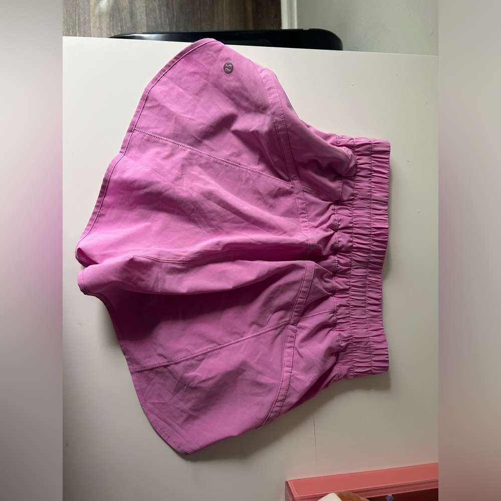 Lululemon track that high rise shorts